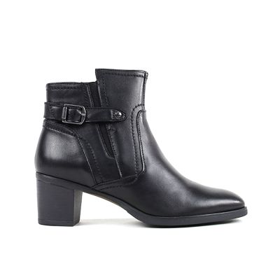 BOOTS ANDRE FEMME CUIR NOIR
